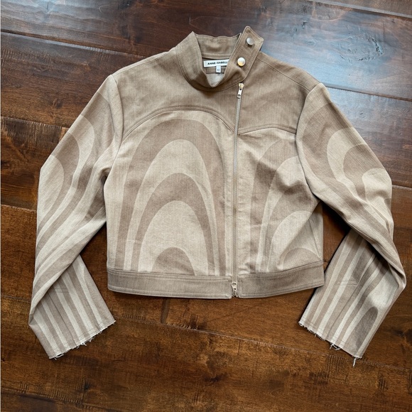 Anne Isabella Denim Asymmetrical Jacket